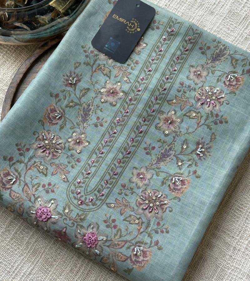 Elegant Silk Chanderi Salwar Suit  - Jet Black