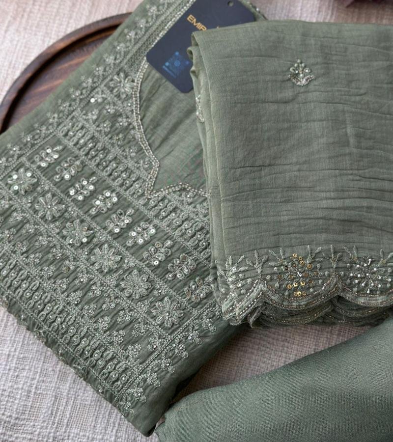 Graceful Mul Chanderi Elegance ✨ - Silver