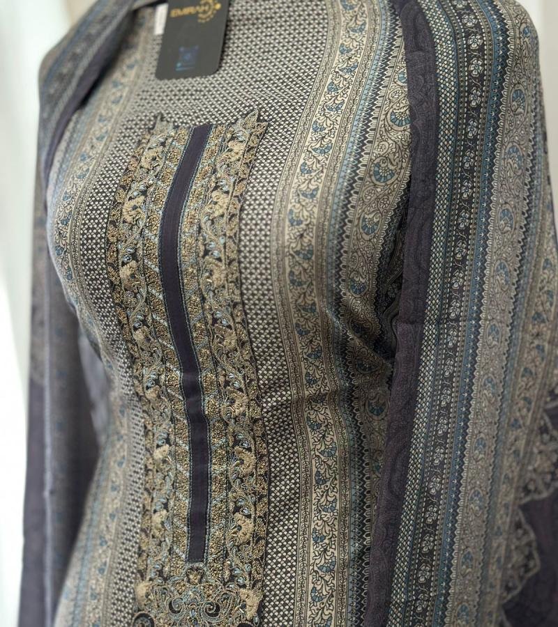  Regal Slate Muslin Silk - Rose Pink
