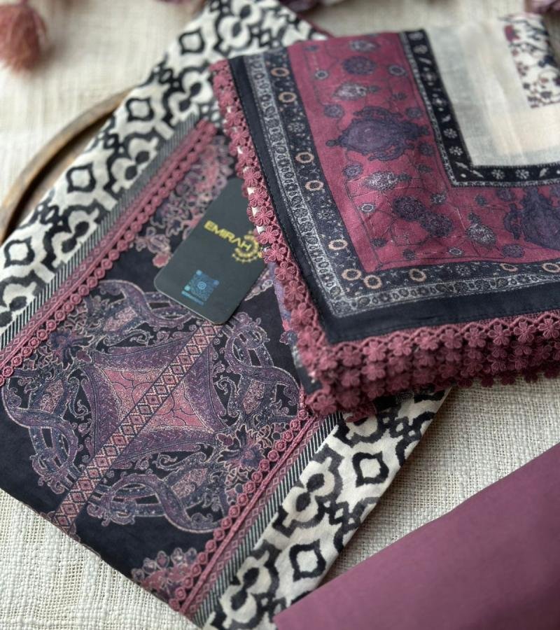 Vintage Noir Cotton Charm - Charcoal Grey