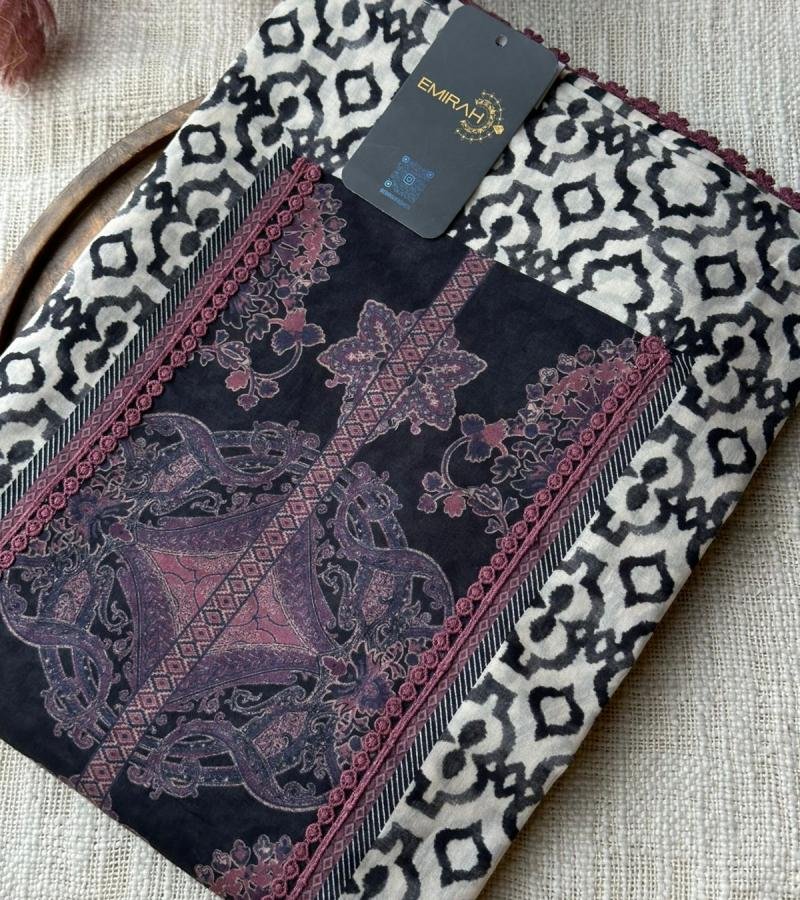 Vintage Noir Cotton Charm - Charcoal Grey