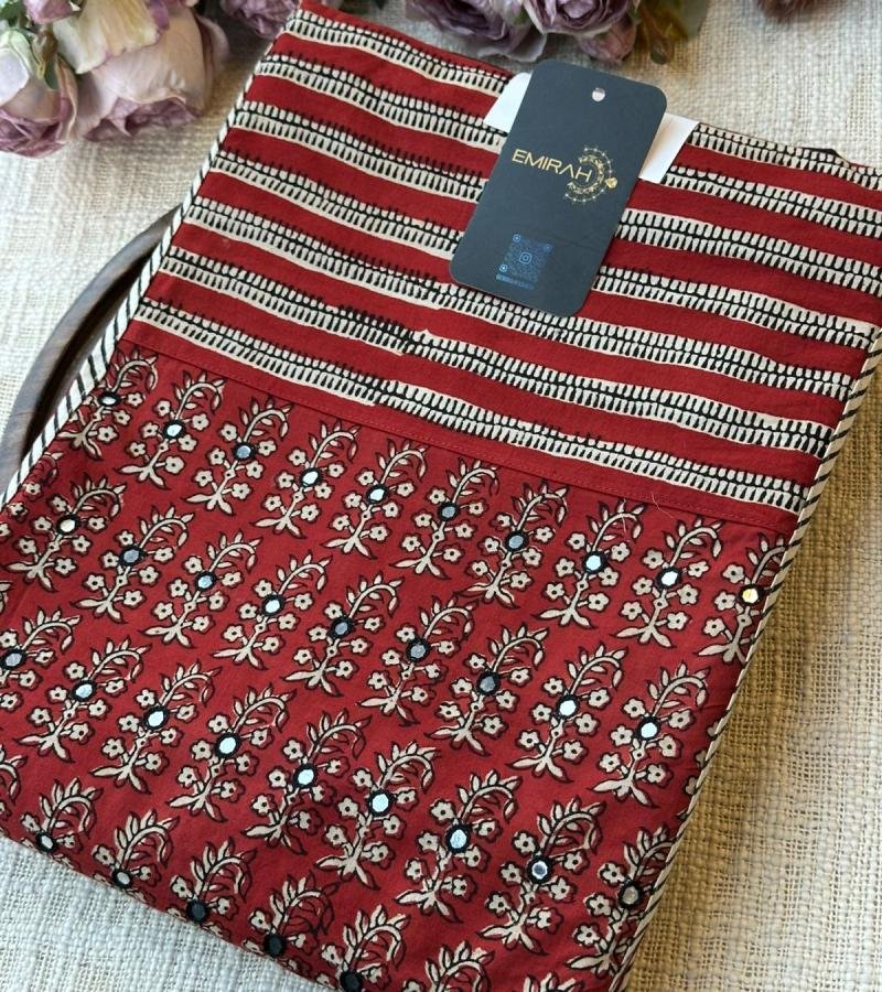 Rustic Charm Cotton Ensemble - Rose Pink