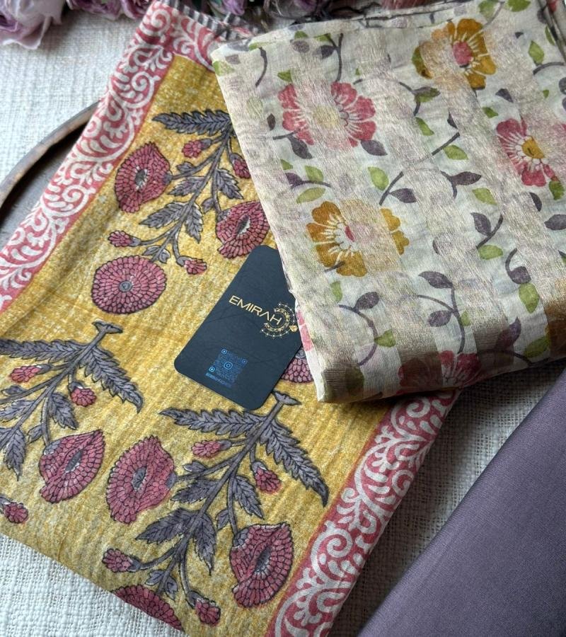     Timeless Silk Chanderi Elegance - Ruby Red