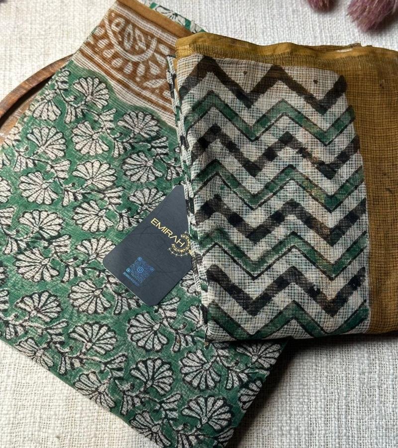 Kota Doriya Suit - Emerald Green