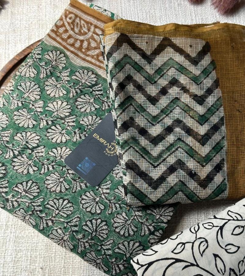 Kota Doriya Suit - Emerald Green