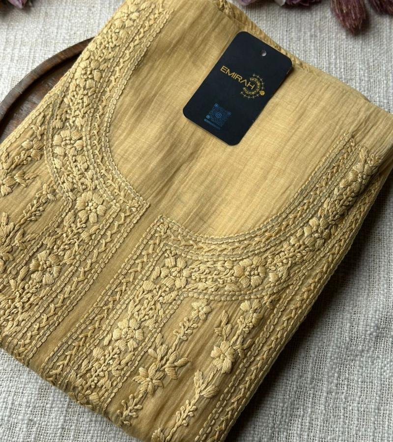 Mul Chanderi Suit - Mixed Colors