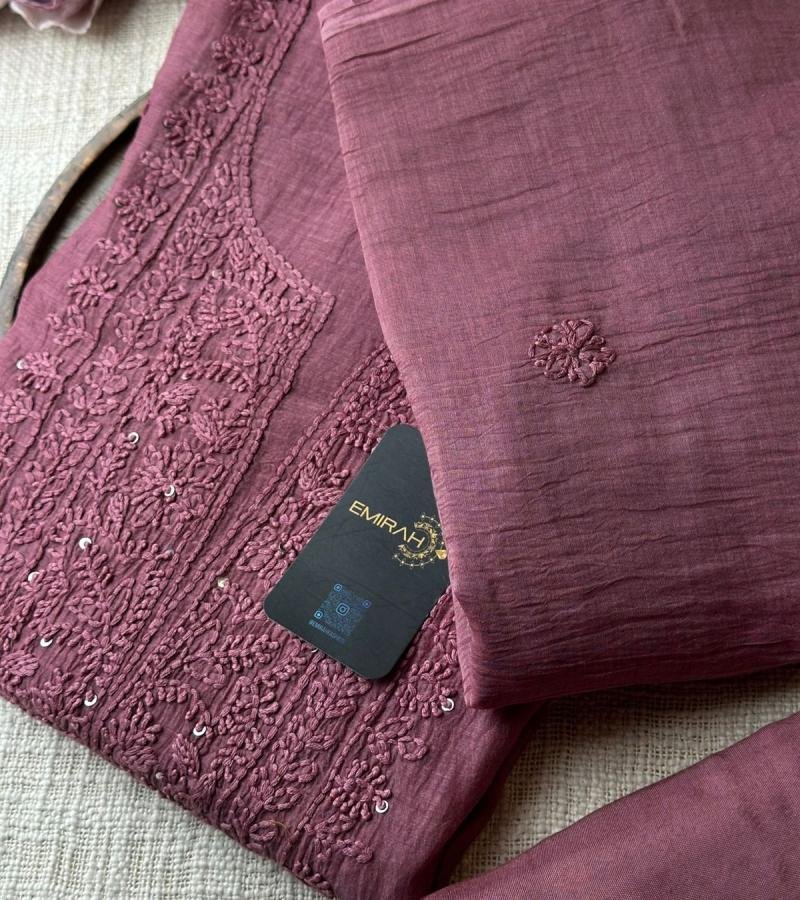 Mul Chanderi Suit - Mixed Colors