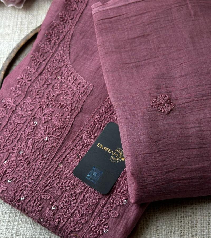 Mul Chanderi Suit - Mixed Colors