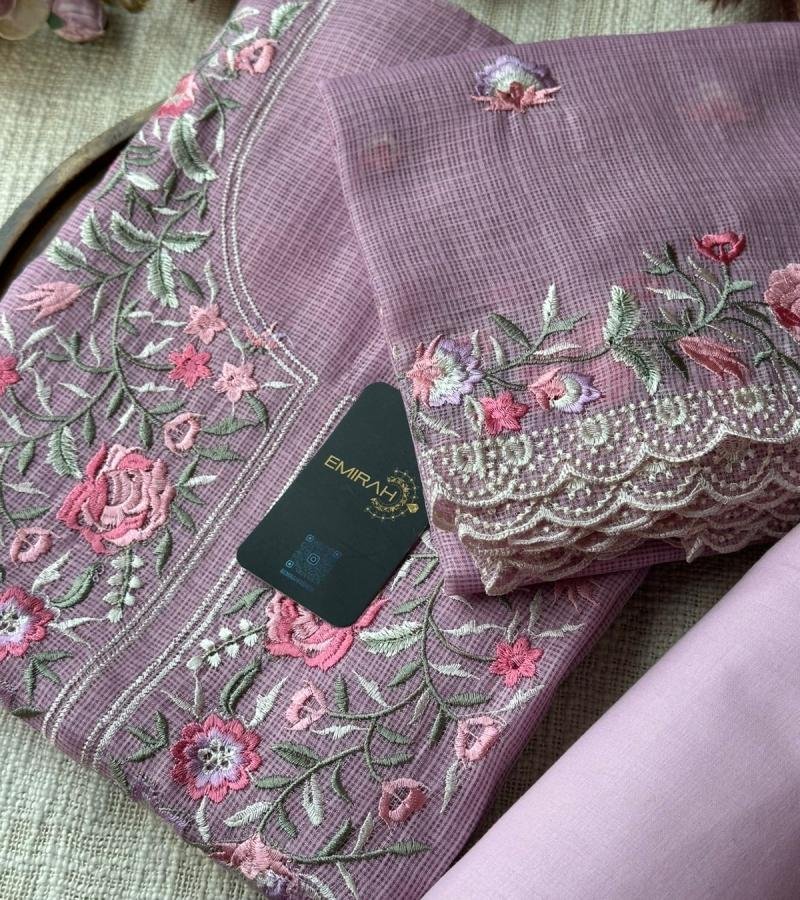 Net Kota Suit - Rose Pink
