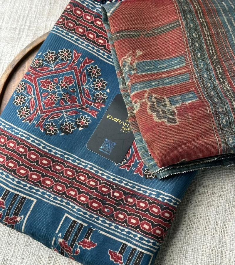 Ethereal Muslin Silk Grace - Royal Blue