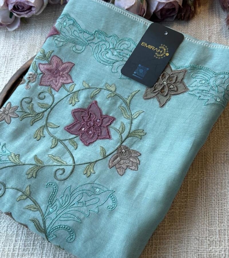 Enchanted Garden Mul Chanderi - Mixed Colors