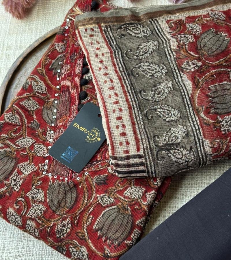 Verdant Grace Kota Doriya - Ruby Red