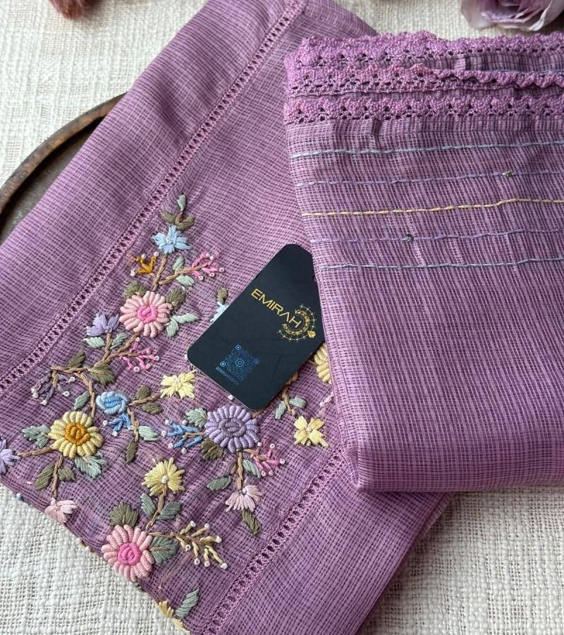 Blush Garden Silky Kota Elegance - Mixed Colors