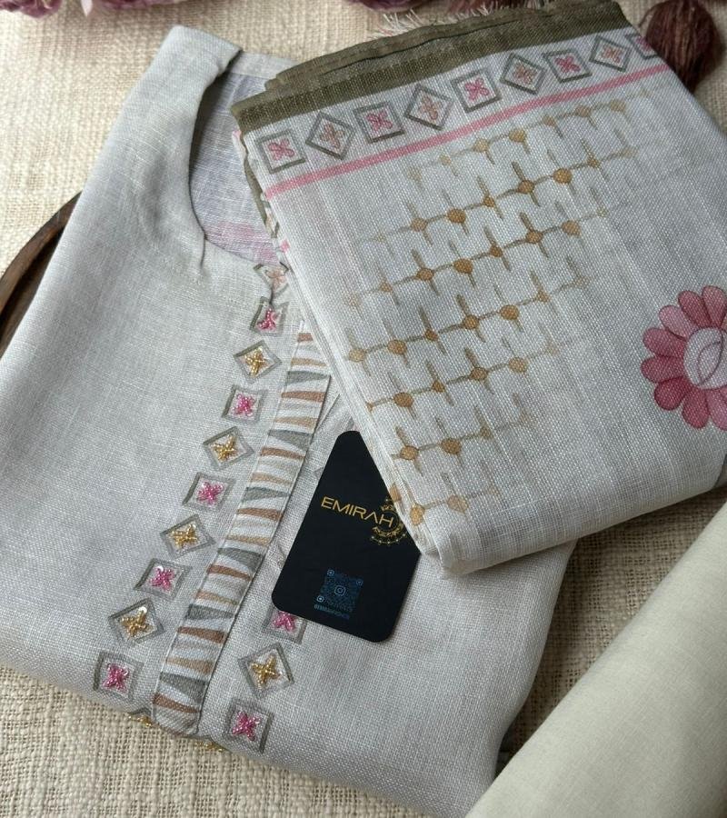 Semi Linen Suit - Mixed Colors