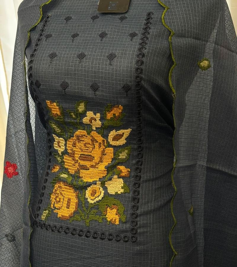 Delicate Elegance in Kota Silk - Mixed Colors