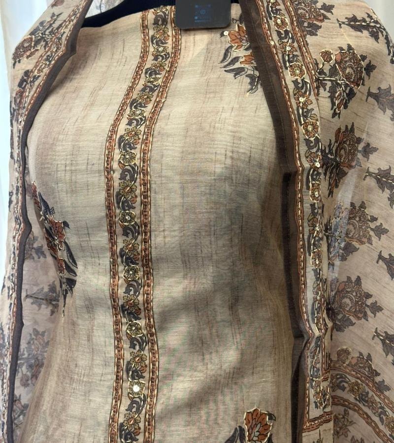 Elegant Kota Chanderi Suit Set - Mixed Colors