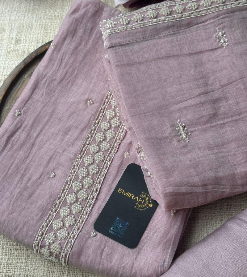 Elegant Mul Chanderi Suit Set - Mixed Colors