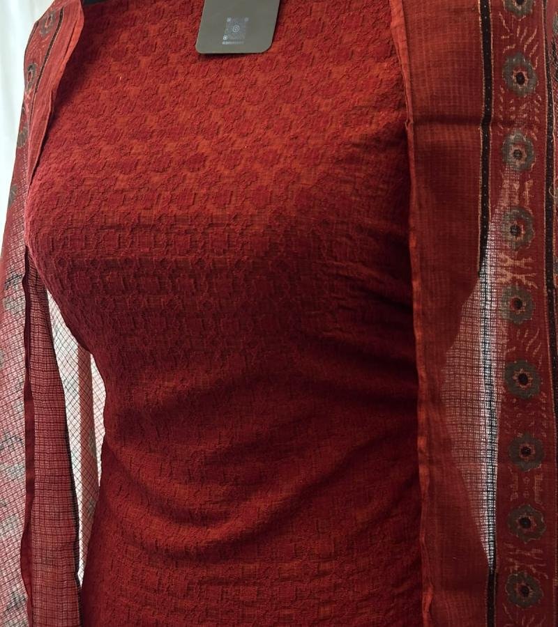 Premium Kota Ajrakh Suit Set - Mixed Colors