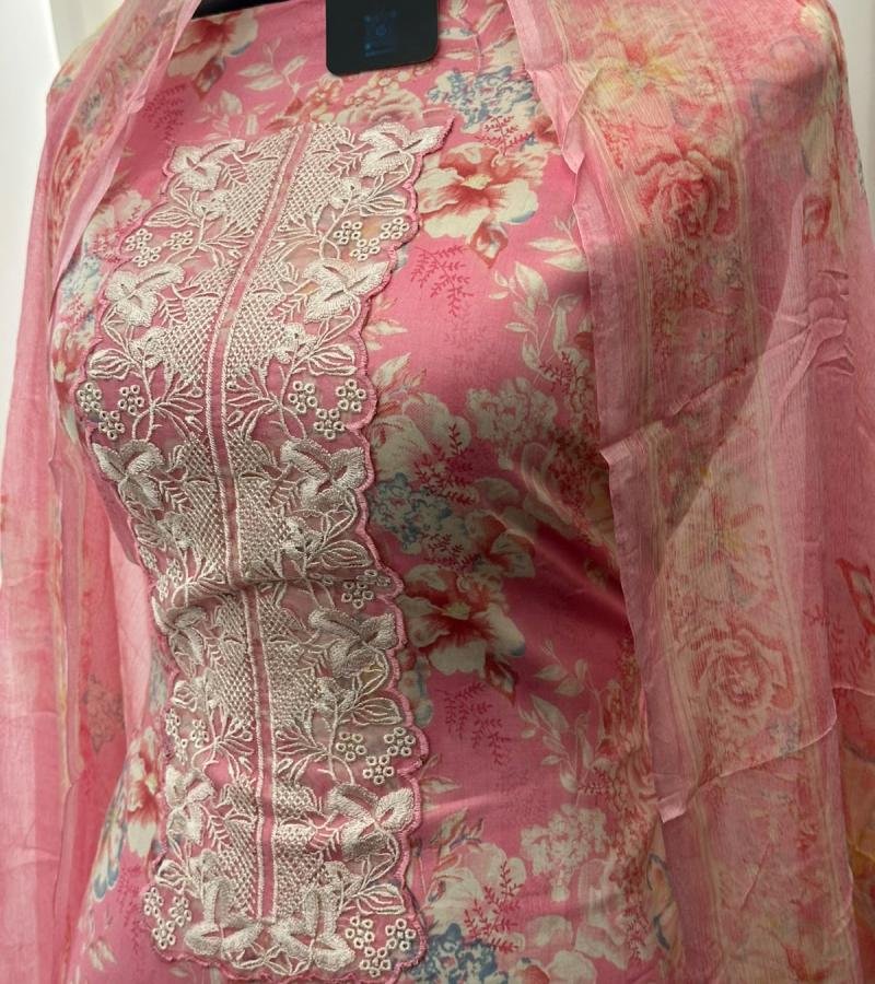 Cotton Suit Set - Rose Pink