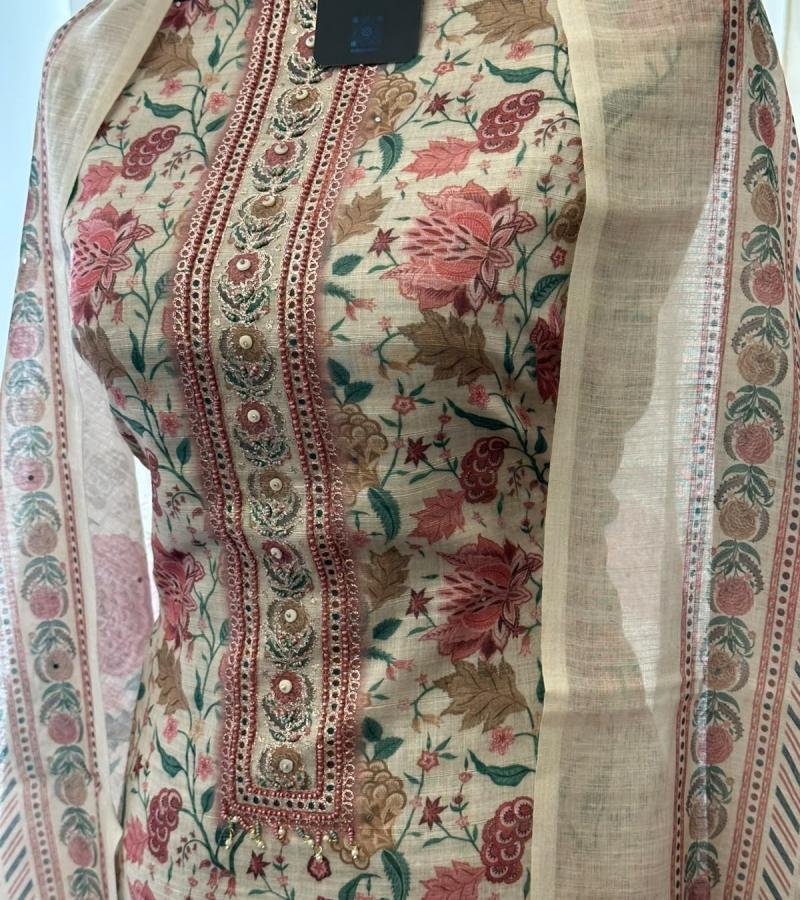Semi Linen Suit Set - Mixed Colors