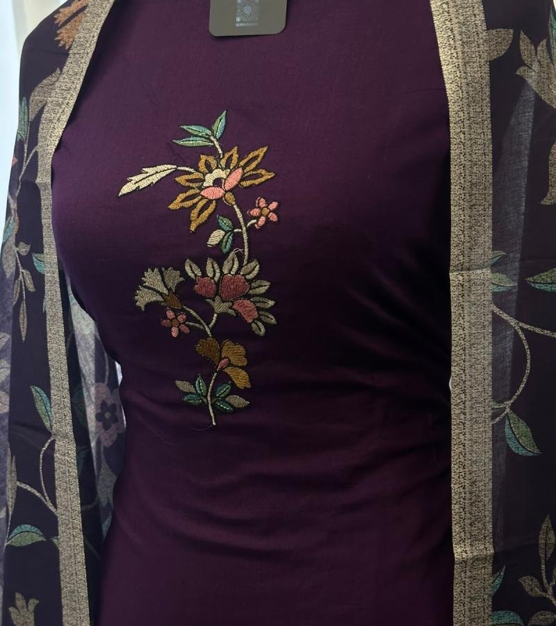 Premium Cotton Embroidered Suit Set - Mixed Colors
