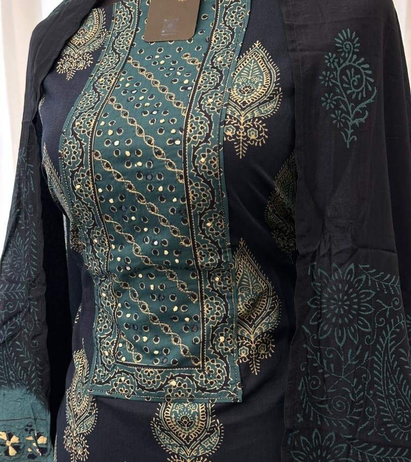 Premium Cotton Suit Set - Royal Blue