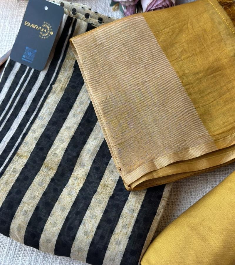 Premium Chanderi Silk Suit Set - Mixed Colors
