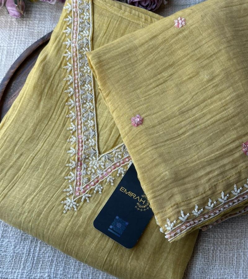 Premium Mul Chanderi Suit Set - Mixed Colors