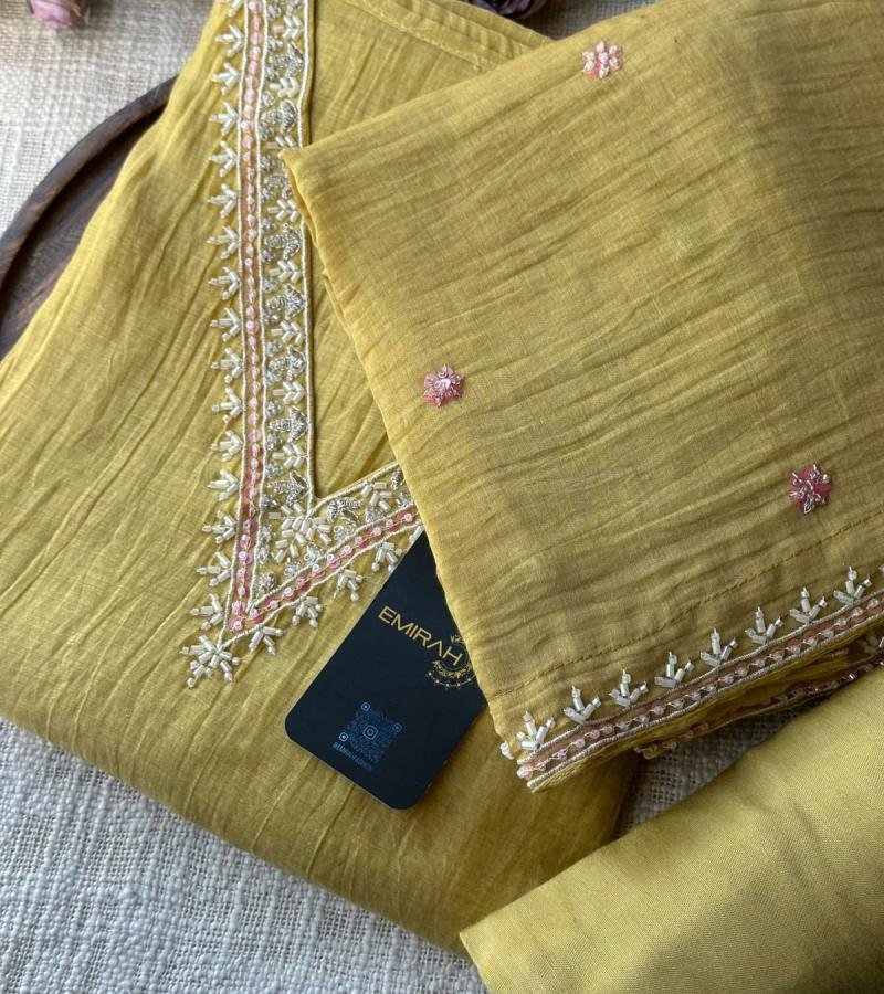 Premium Mul Chanderi Suit Set - Mixed Colors