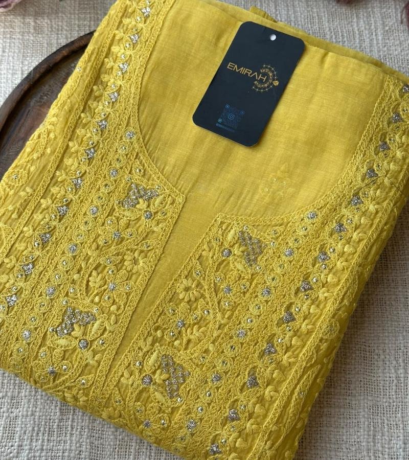 Radiant Mul Chanderi Suit Set - Mixed Colors