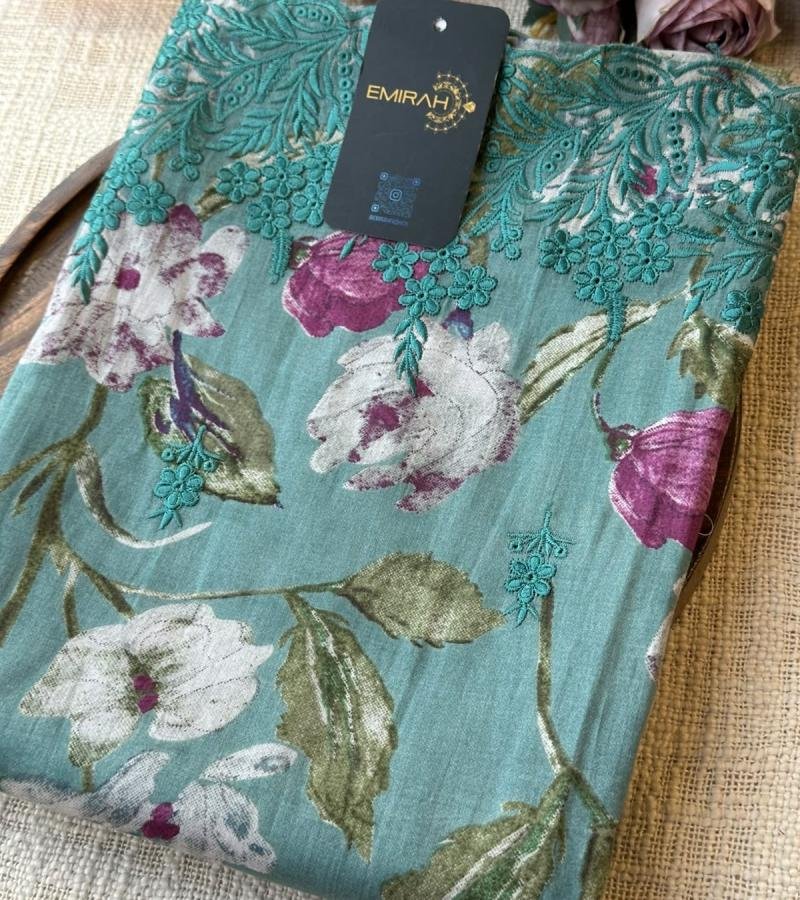 Elegant Floral Cotton Suit Set - Mixed Colors