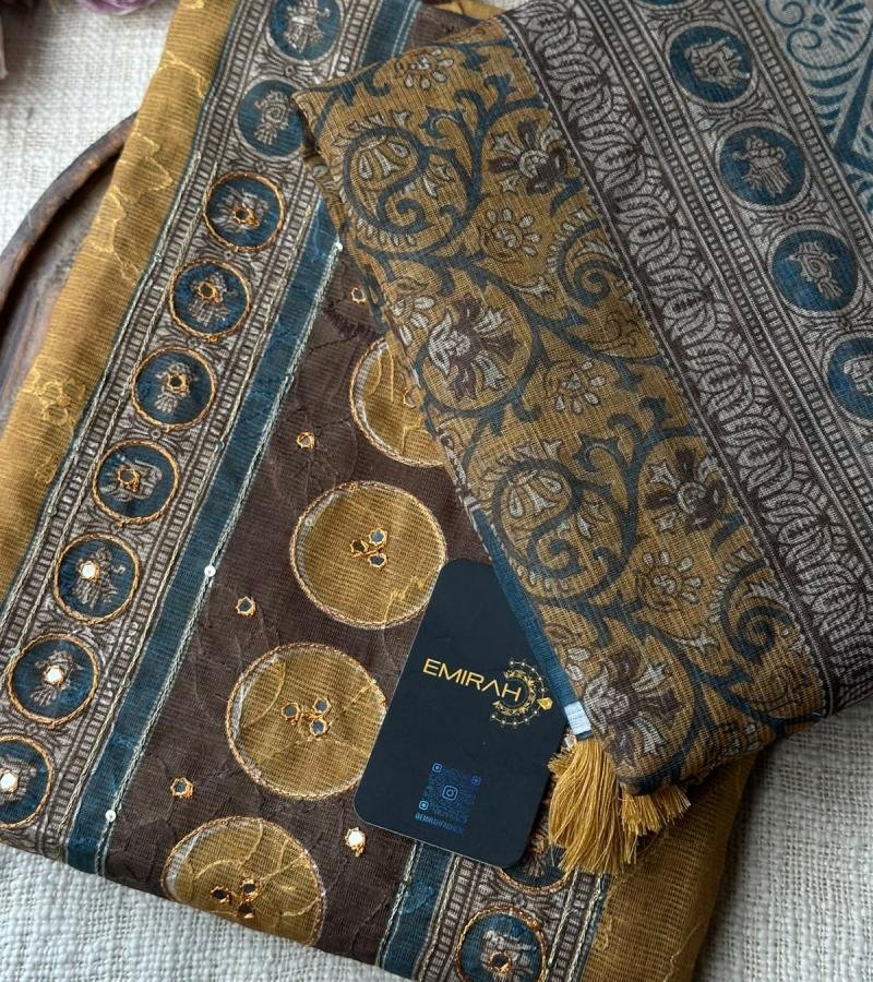 Chanderi Suit – Regal Charm - Mixed Colors