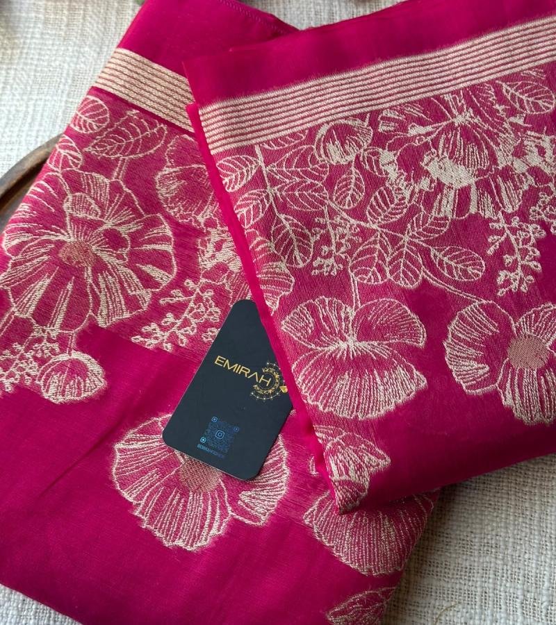 Chanderi Embroidered Elegance - Mixed Colors