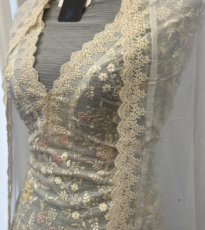 Net Kota – Delicate Floral Elegance - Mixed Colors