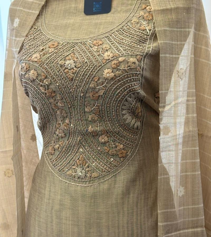 Chanderi Suit ✨ - Gold