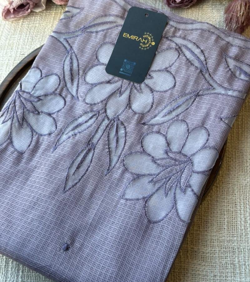 Lavender Silky Kota Elegance  - Mixed Colors