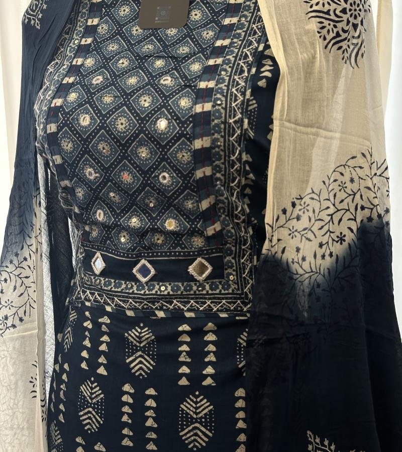 Indigo Cotton Suit - Mixed Colors