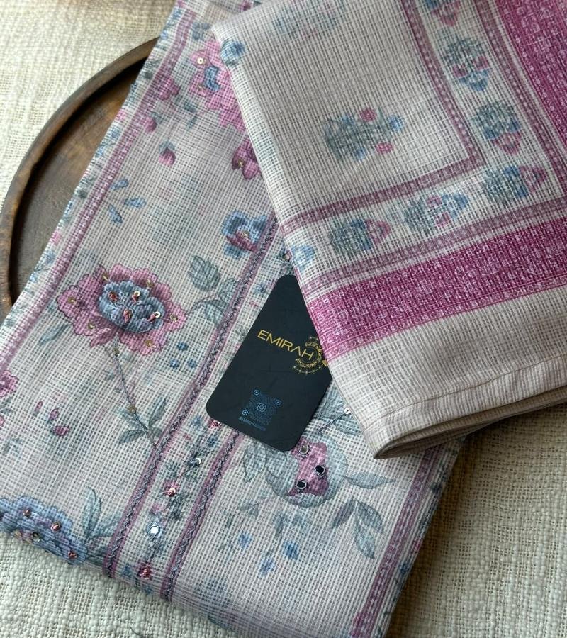 Kota Silk Floral Suit - Mixed Colors