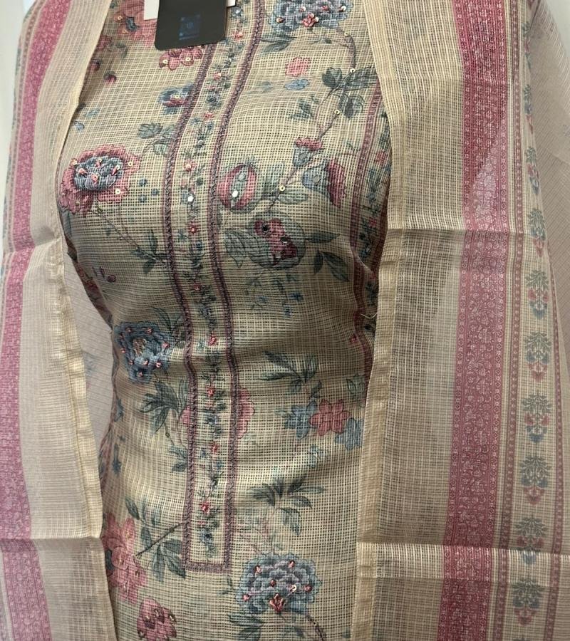 Kota Silk Floral Suit - Mixed Colors