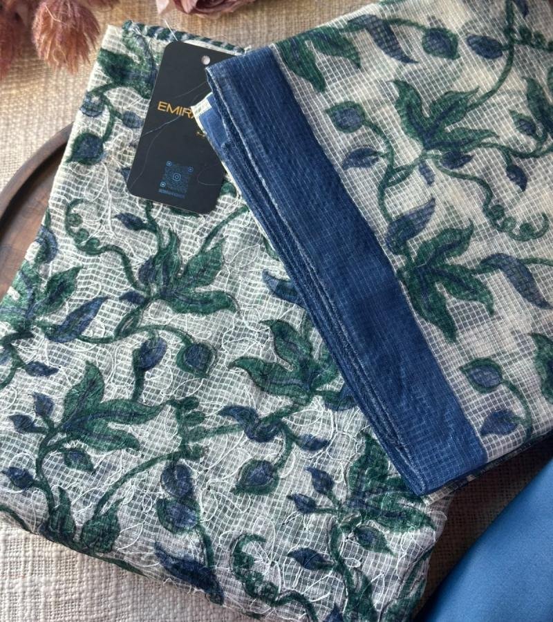 Net Kota Floral Suit - Mixed Colors
