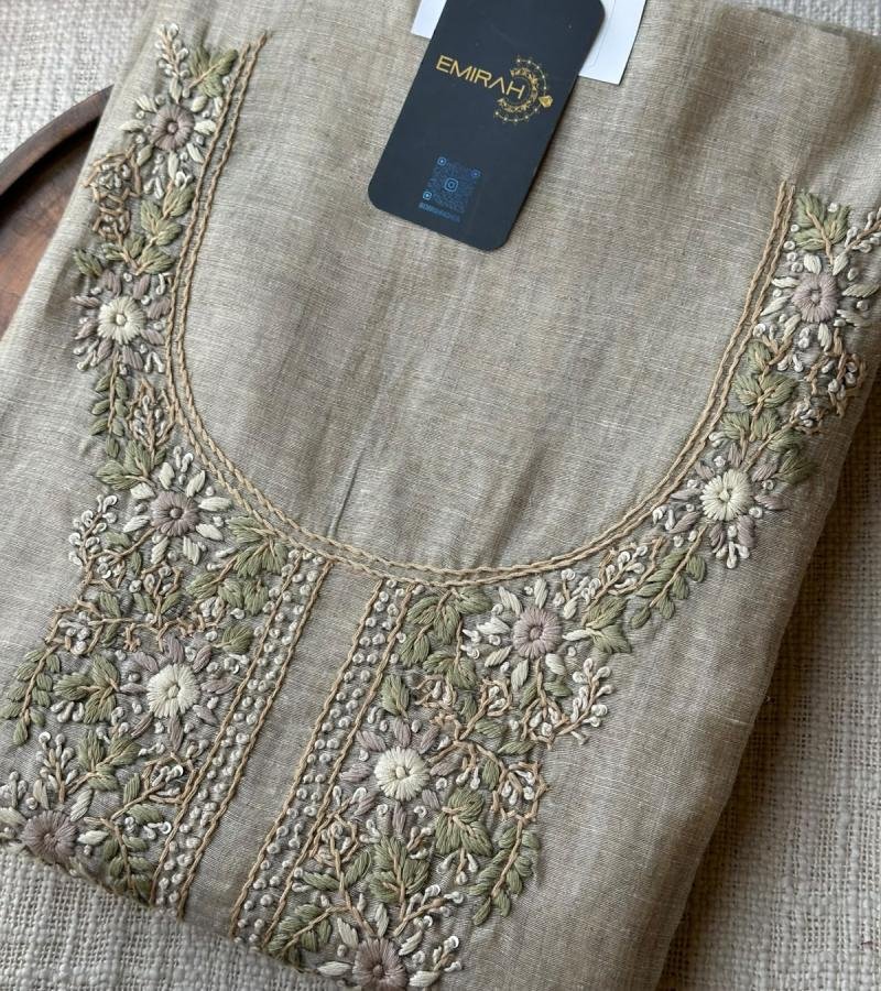 Chanderi with Jamdani Weaving  - Mixed Colors