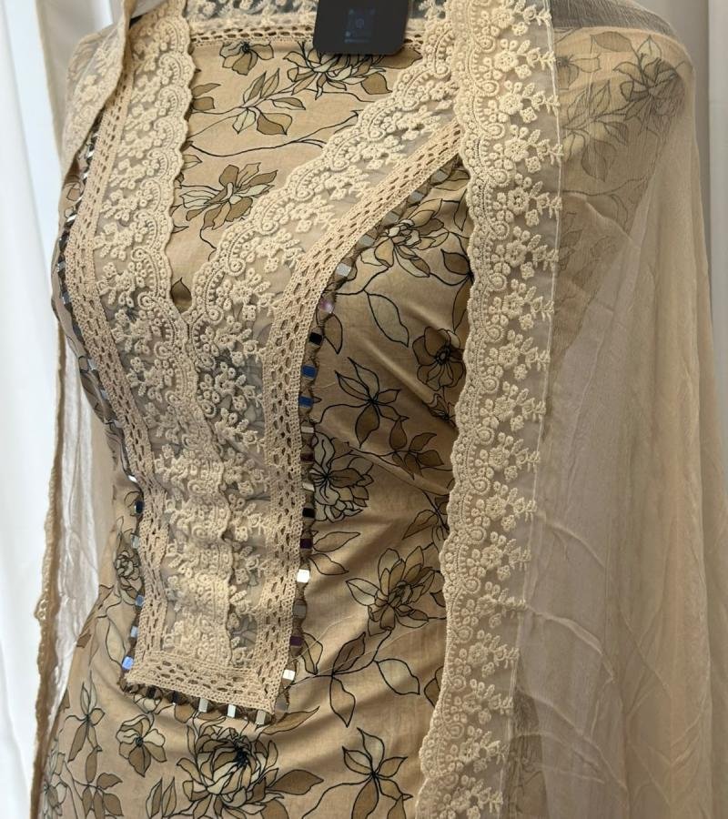 Elegant Muslin Silk Suit - Mixed Colors