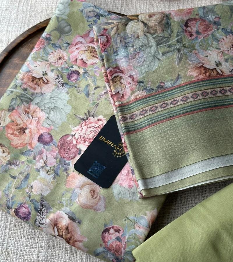 Soft Cotton Floral Suit  - Mixed Colors