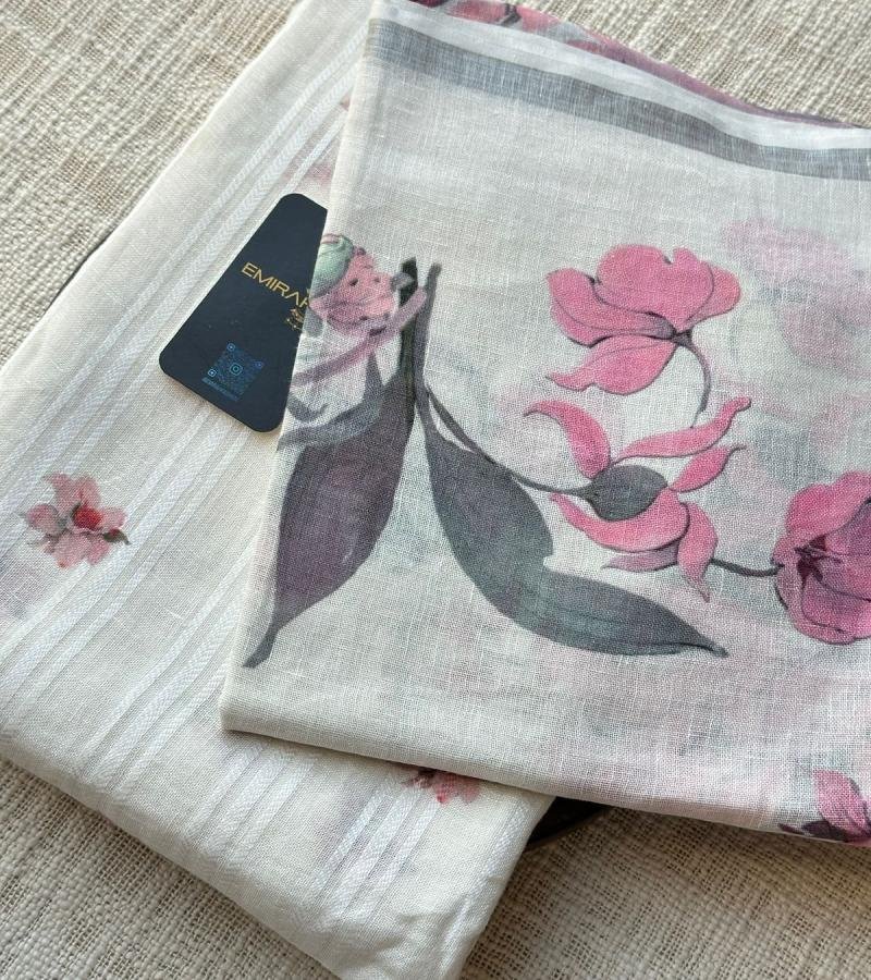 Pure Linen Unstitched Salwar Suit - Mixed Colors