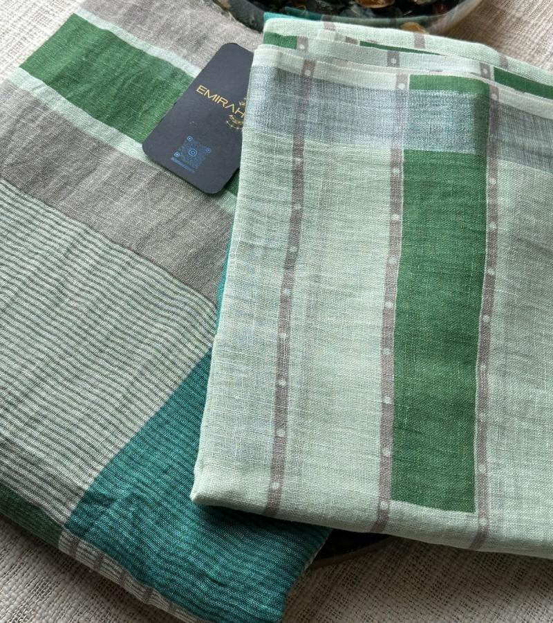 Linen Unstitched Salwar Suit - Mixed Colors