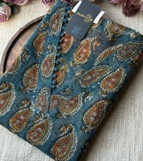Elegant Kota doriya suit - Ruby Red