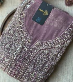 Georgette Suit with Heavy Embellished Work - Emerald Green