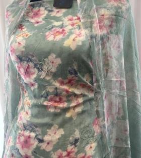Elegant Floral Cotton Suit - Mixed Colors