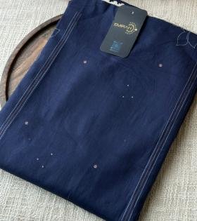 Elegant Cotton Suit - Royal Blue