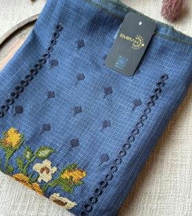 Delicate Elegance in Kota Silk - Mixed Colors